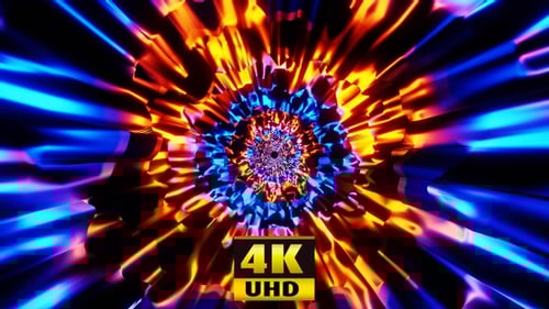 Tunnel de couleurs 4K