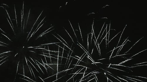 Fireworks Exploding in the Night Sky Celebration