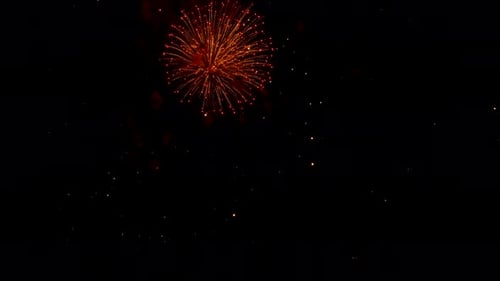 Feuerwerk auf nächtlichem Hintergrund
