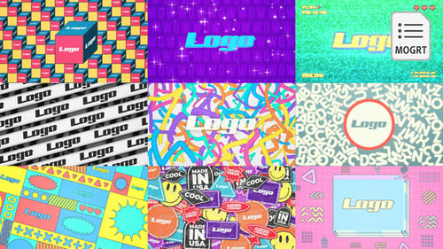 Colorful Pages Logo Reveal - MOGRT