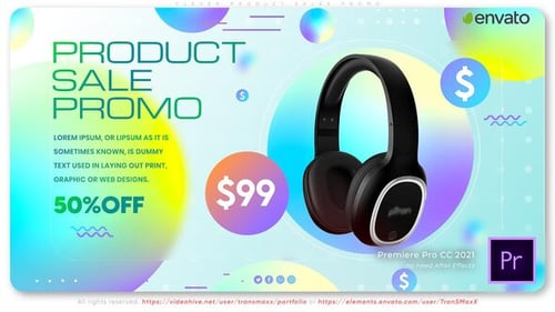 Dynamic Product Sales Promotion with Fluid Shapes