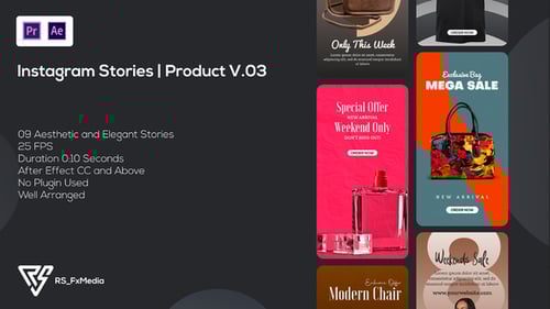 Modern Product Sale Promotion for Instagram Stories