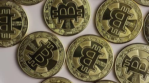 Plan rotatif de Bitcoins (cryptomonnaie numérique)