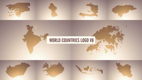 World Countries Logo & Titles V8