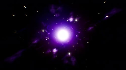 Futuristic Cosmic Energy Core Loop Background