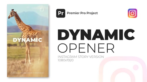 Dynamic Stomp Opener Instagram | MOGRT