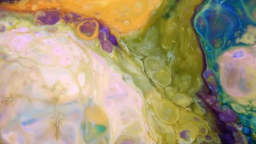 Abstract Paint Colours Diffusion