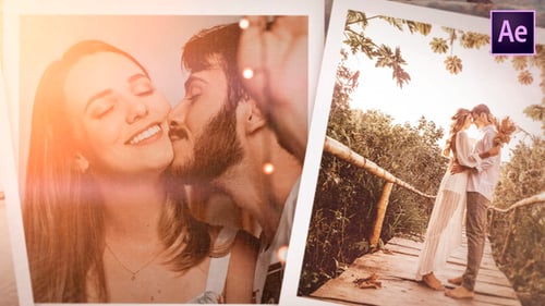 Romantic Story Slideshow for After Effects