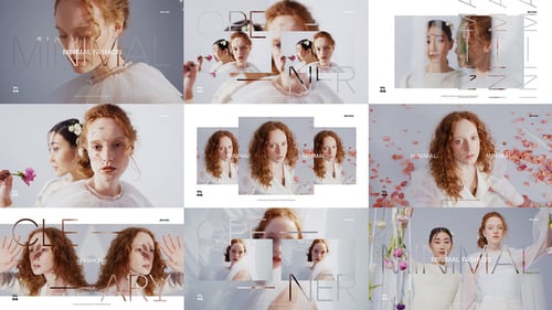 Minimal Clean Opener/Introducción al vlog de moda/Promoción de eventos cortos/Canal de Youtube