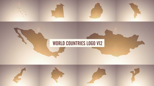 Logo y títulos de países del mundo V12