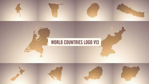 World Countries Logo & Titles V13