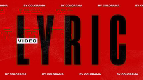 Lyric Video For Premiere Pro