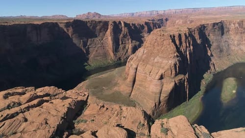 Aerial view of the Horseshoe Bend