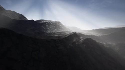Mountain Landscape in High Altitude