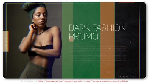 Dynamic Fashion Promo with Glitch Effects and Modern Typography