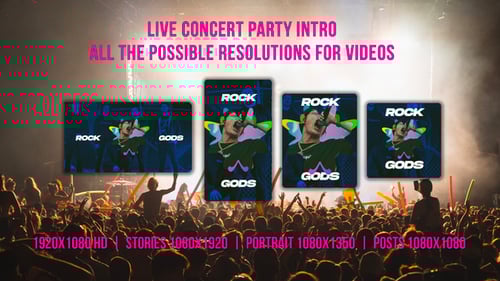 Live Concert Party Intro