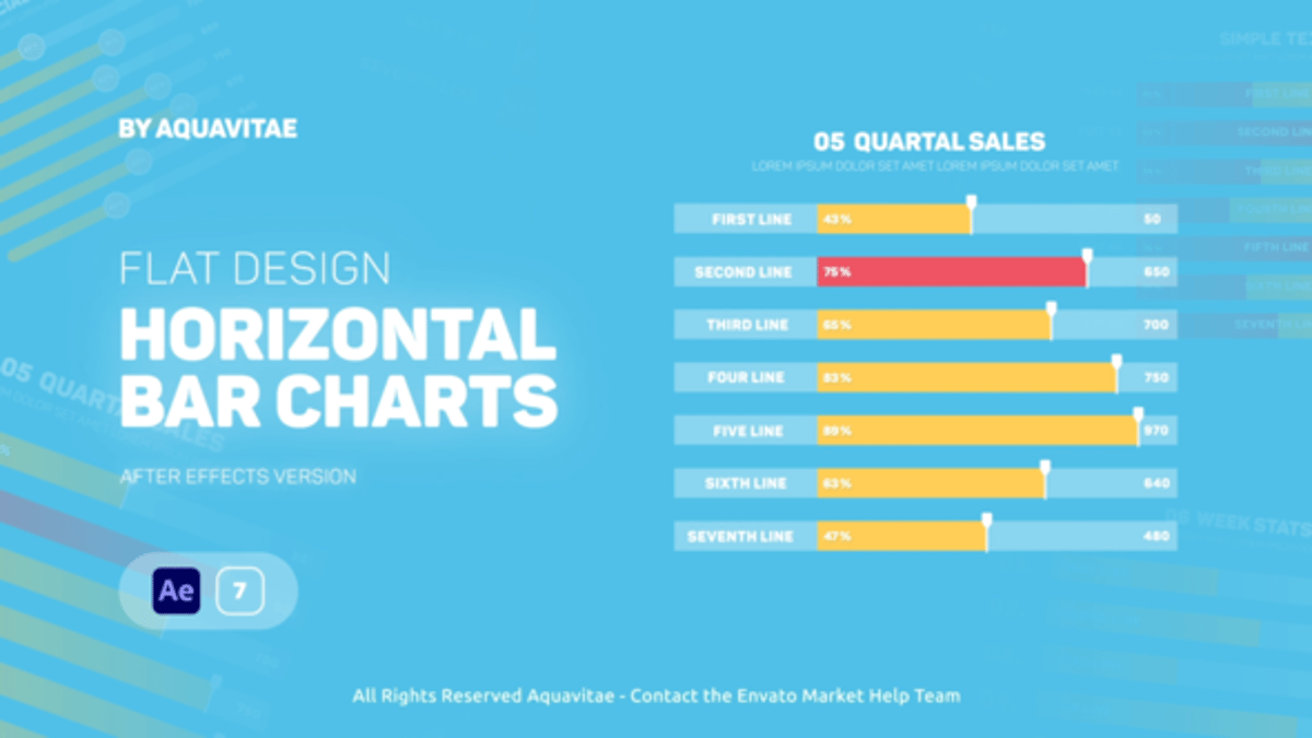 Flat Infographics Horizontal Bar Charts, Infographics ft. chart ...