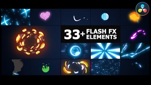 Flash FX Elements | DaVinci Resolve