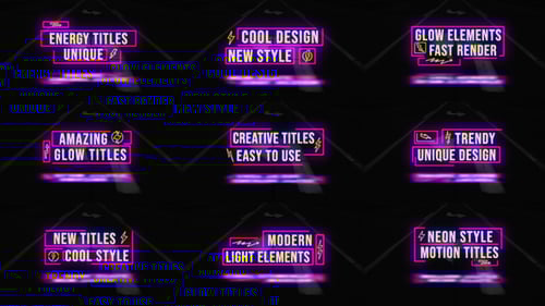 Amazing Glow Titles