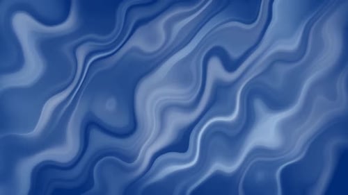 Dynamic Blue Fluid Abstract Waves Background