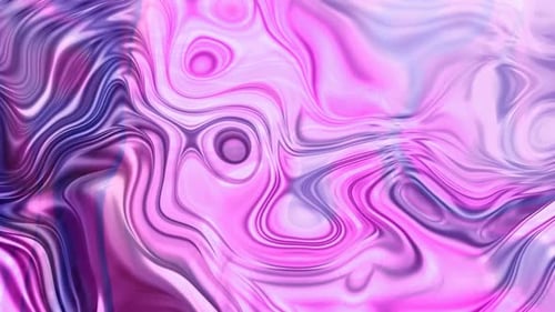 Glossy Fluid Purple and Pink Abstract Swirling Background