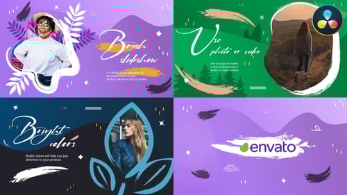 Brush Slideshow for DaVinci Resolve