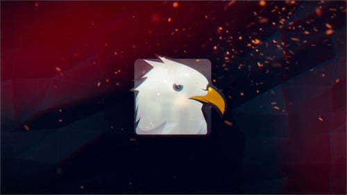 Dynamic Light Reveal Logo Opener with Glitch Effect