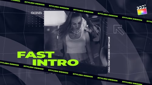 Stylish Dynamic Fast Intro with Geometric Overlays