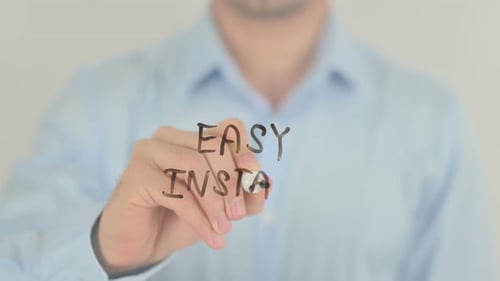 Hand Writes Easy Install with Marker