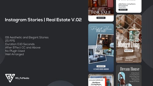Stories Instagram | Immobilier V.02 | Suite 33