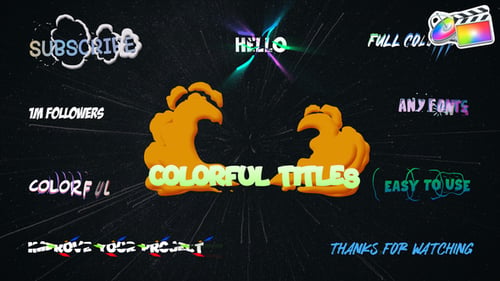 Colorful Titles | FCPX