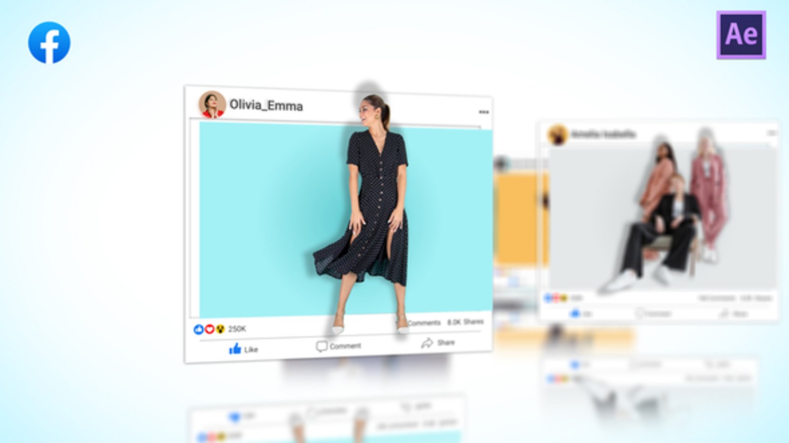 Facebook Post, Video Displays ft. facebook post & facebook ad - Envato