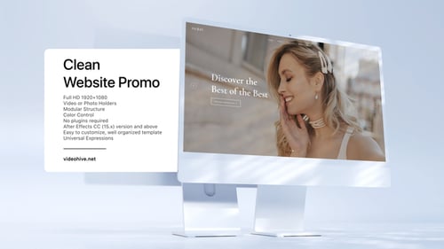 Clean Website Promo