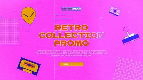 Retro Style Fashion Promo