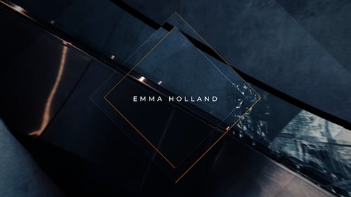 Clean Geometric Professional Opener with Dynamic Text Reveal