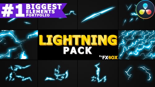 Flash FX Lightning Elements | DaVinci Resolve