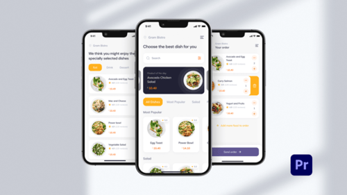 Mobile App Promo for Premiere Pro