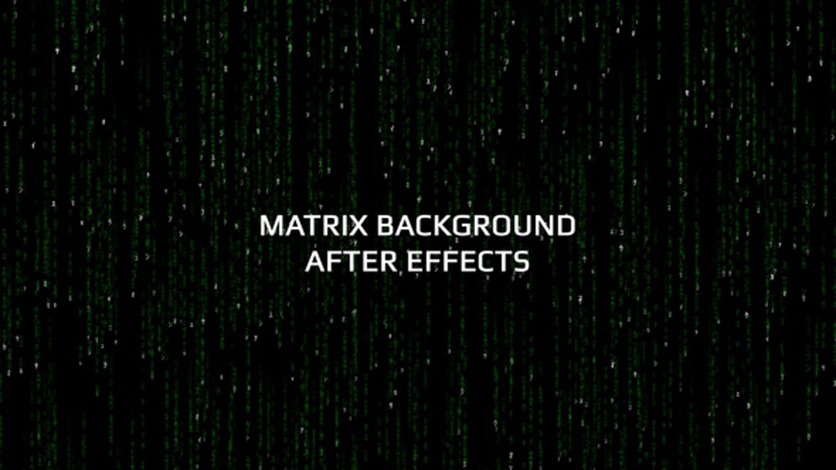Digital Matrix Code Rain Looping Background, Elements ft. matrix & code ...