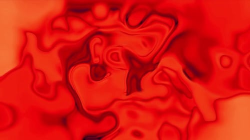 Abstract Fluid Red and Orange Swirl Motion Background