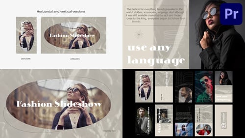 Elegant Fashion Slideshow for New Collections and Social Media Stories