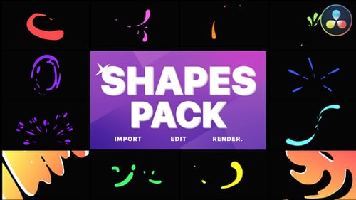 Liquid Shapes Pack | DaVinci Resolve