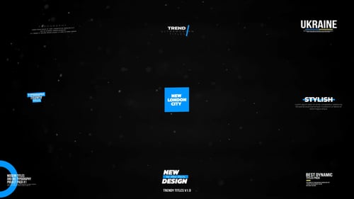 Trendy Titles | After Effects