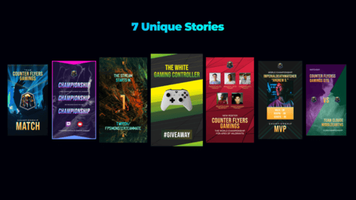 Esports Instagram Stories Mogrt