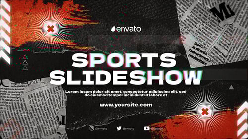 High-Energy Grunge Sports Slideshow