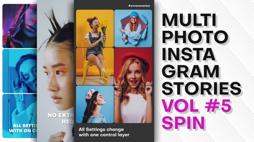 Histoires Instagram multiphotos. Vol 5 SPIN