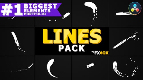 Hand Drawn Flying Lines | DaVinci Resolve