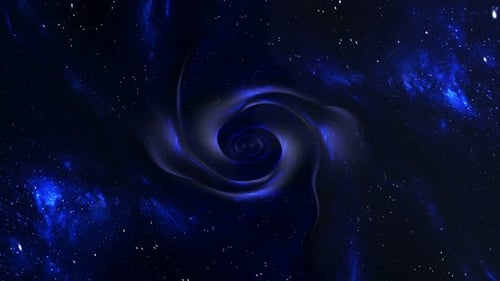 Abstract Space Wormhole Loop Background Animation