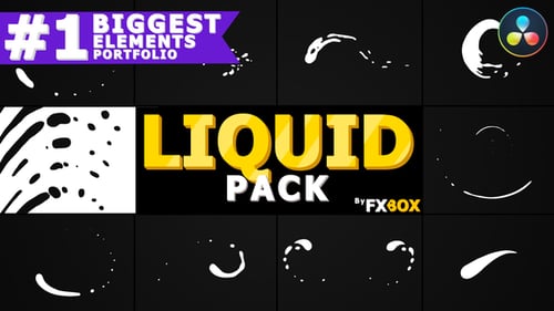 Liquid Motion Shapes And Transitions | DaVinci Resolve