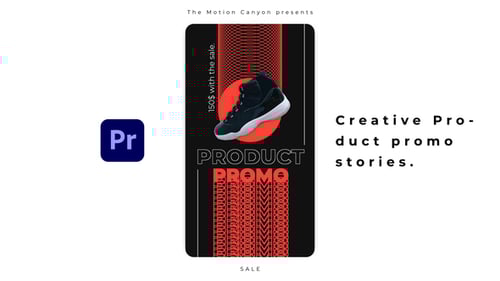 Dynamic Product Promo Stories: Modern Animated Social Media Templates