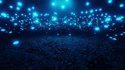 Blue Glowing Terrain Loop